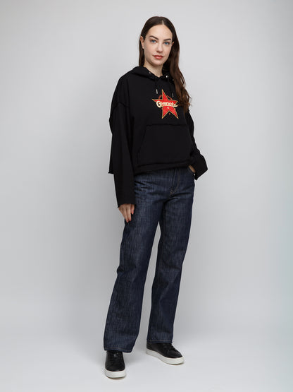 Givenchy Black Cotton Hoodie