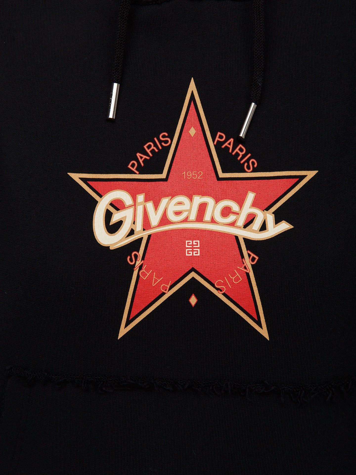 Givenchy Black Cotton Hoodie