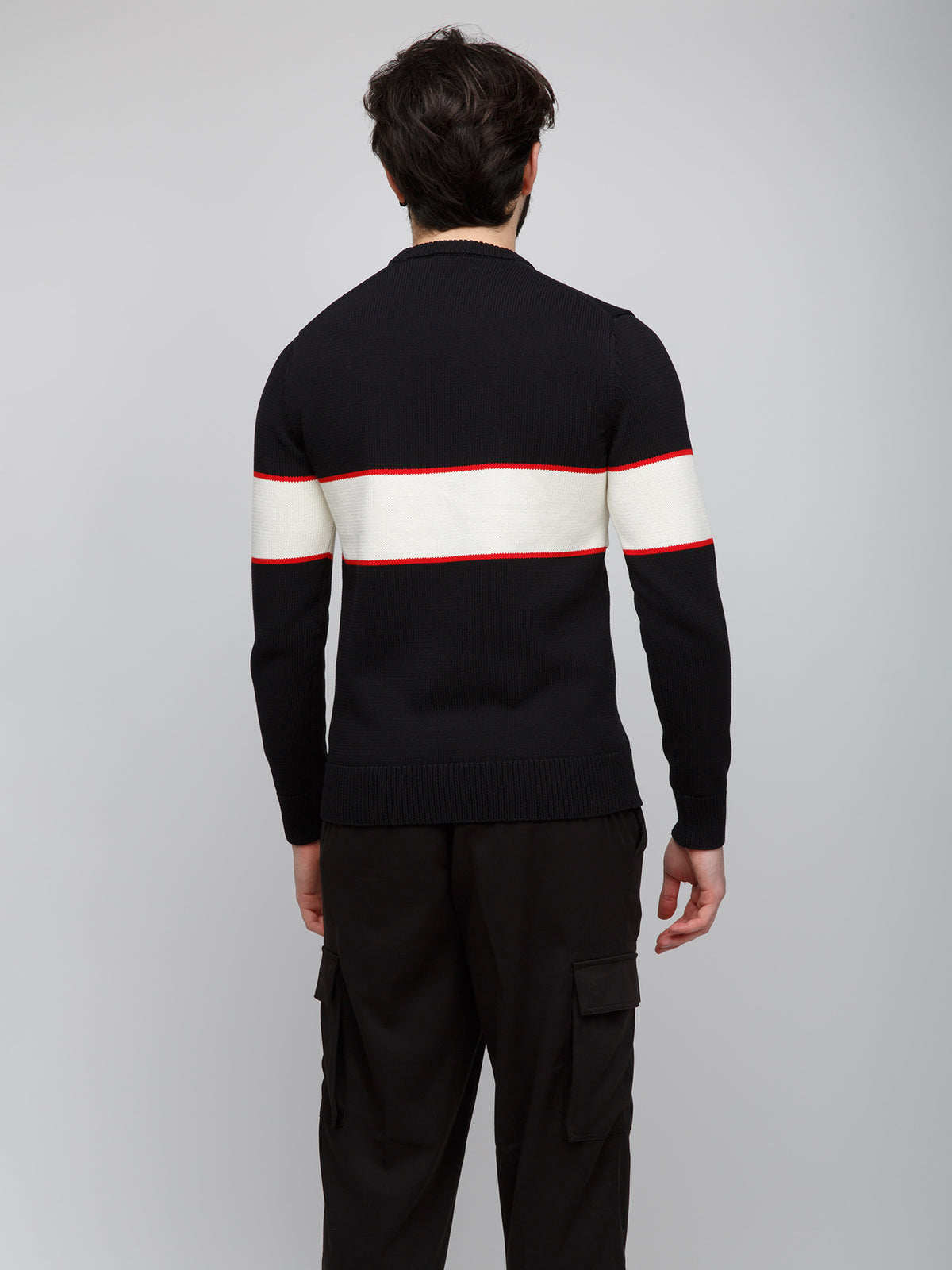 Sweatshirt by Givenchy for men in cotton black presents a smart casual silhouette, featuring a smart casual and for a sophisticated look.