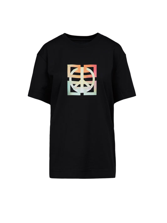 Givenchy Black Cotton T-Shirt