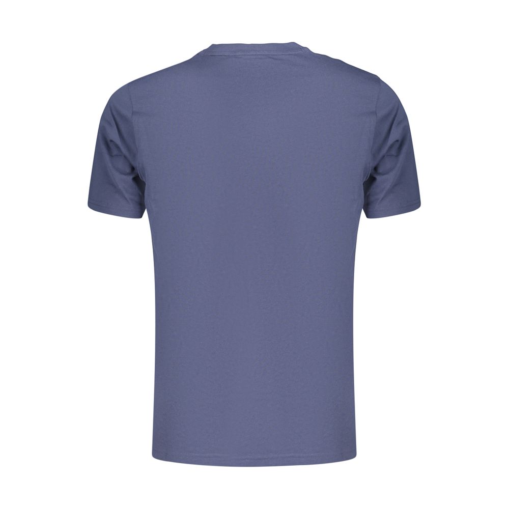 T-Shirt by Converse for men in cotton blue & print showcases a chic silhouette, artfully detailed with a chic and for a chic finish.