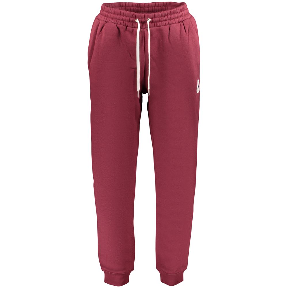 Joggers by Converse for men in cotton polyester red features an sartorial regular-fit and long with a cut for a sartorial finish.