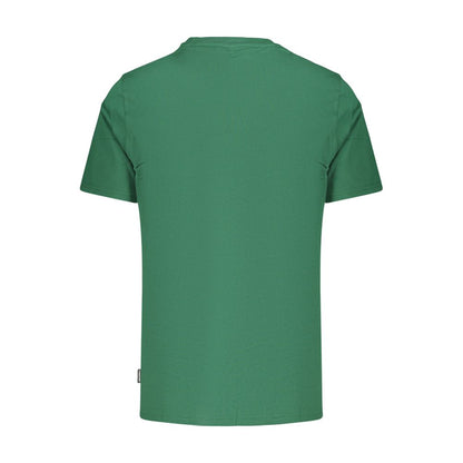 T-Shirt by Converse for men in cotton green & print showcases a chic silhouette, artfully detailed with a chic and for a chic finish.