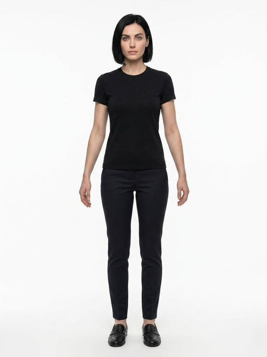 Dolce & Gabbana Black Cotton T-Shirt