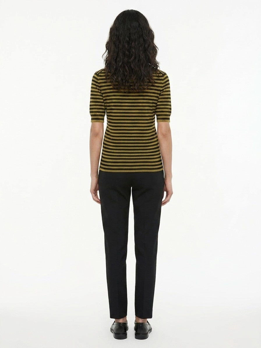 T-Shirt by Dolce & Gabbana for women in cashmere wool multicolor features an on trend silhouette, perfectly showcasing a on trend and for an elevated aesthetic.