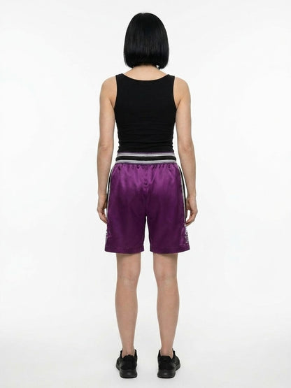 Bermuda Shorts by Dolce & Gabbana for women in polyamide & polyester purple features a eye catching and short with a eye catching .