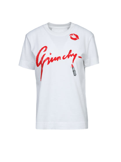 Givenchy White Cotton T-Shirt