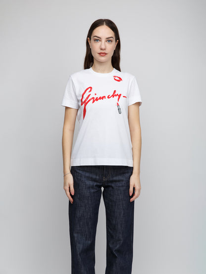Givenchy White Cotton T-Shirt