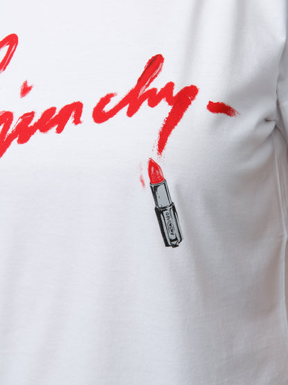Givenchy White Cotton T-Shirt