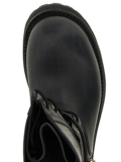 Balenciaga Black Calfskin Ankle Boots