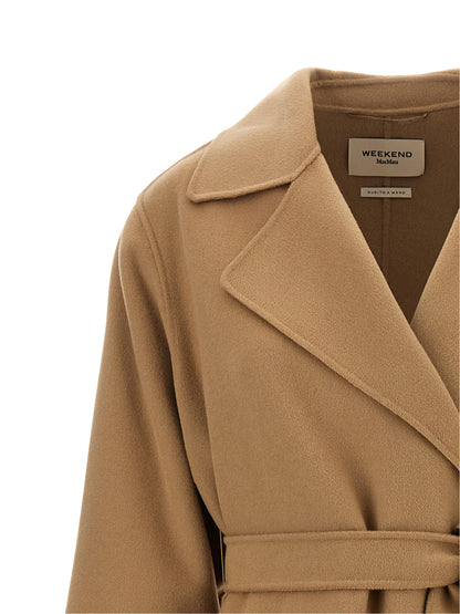 Max Mara Women's Polyamide & Virgin Wool Overcoat - Beige