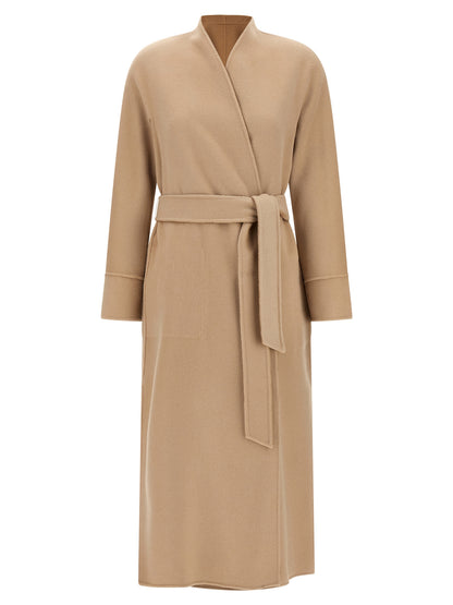 Max Mara Beige Wool Coat