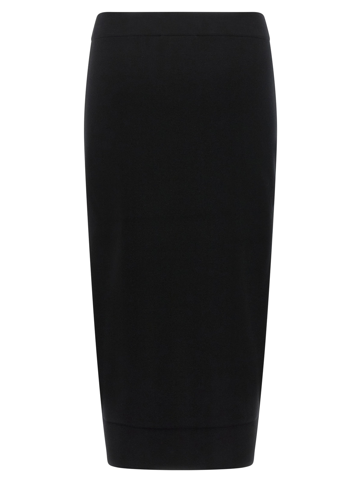 Skirt by Max Mara for women in polyester & viscose black features a captivating silhouette, showcasing the captivating Women's Sheath Polyester & Viscose Midi Skirt design with a sophisticated midi for a captivating look.