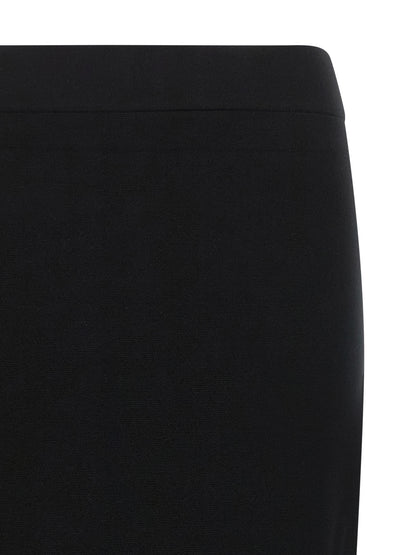 Skirt by Max Mara for women in polyester & viscose black features a sublime silhouette, showcasing the sublime design of the Women's Sheath Polyester & Viscose Midi Skirt in a sophisticated midi.