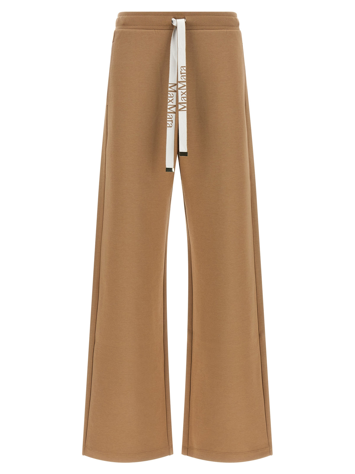 S Max Mara Beige Cotton Casual Pants