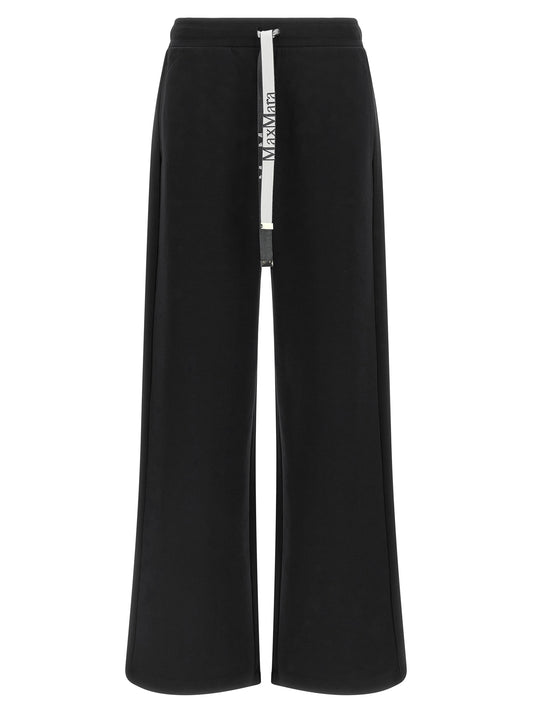 'S Max Mara Black Cotton Casual Pants