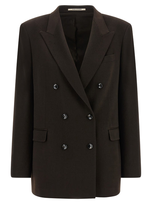 Tagliatore Brown Cashmere Blazer