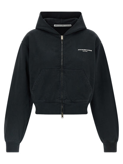 Alexander Wang Black Cotton Sweatshirt