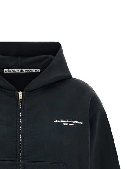 Alexander Wang Black Cotton Sweatshirt