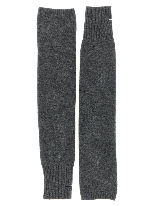 NUDE Gray Wool Gloves