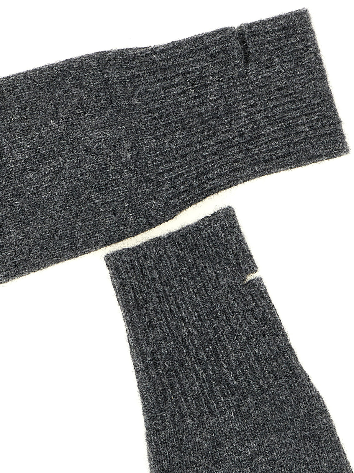 Gloves by NUDE for women in polyamide wool gray & nude presents a distinguished silhouette, meticulously detailed with unique and a sophisticated gloves design.