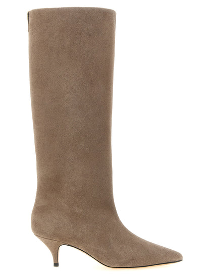Fabiana Filippi Beige Suede Leather Over The Knee