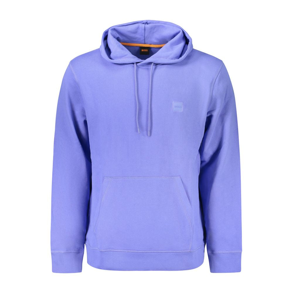 Hugo Boss Blue Cotton Men's Sweatshirt