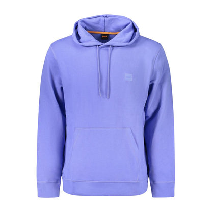 Hugo Boss Blue Cotton Men's Sweatshirt