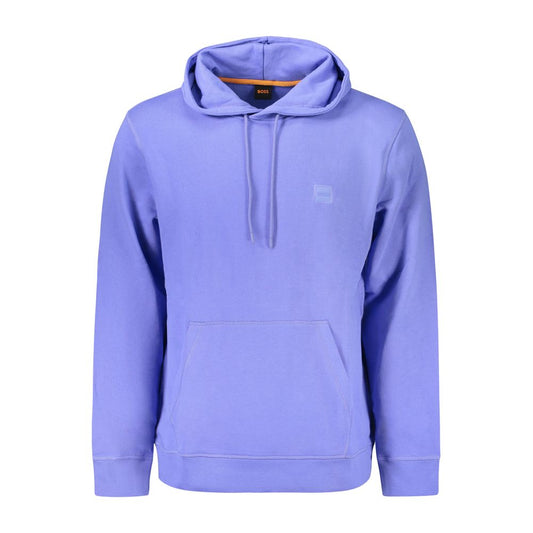Hugo Boss Blue Cotton Men's Sweatshirt