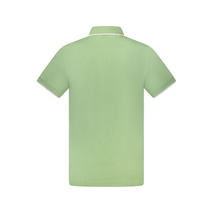 Hugo Boss Green Cotton Men's Polo
