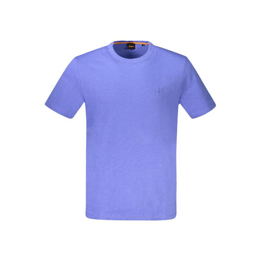 Hugo Boss Blue Cotton Men's T-Shirt