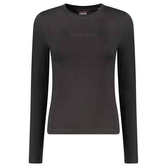 Guess Jeans Black Cotton Women's T-Shirt