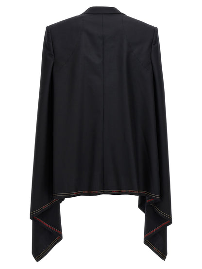 Junya Watanabe Black Wool Coat