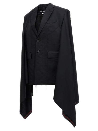 Junya Watanabe Black Wool Coat