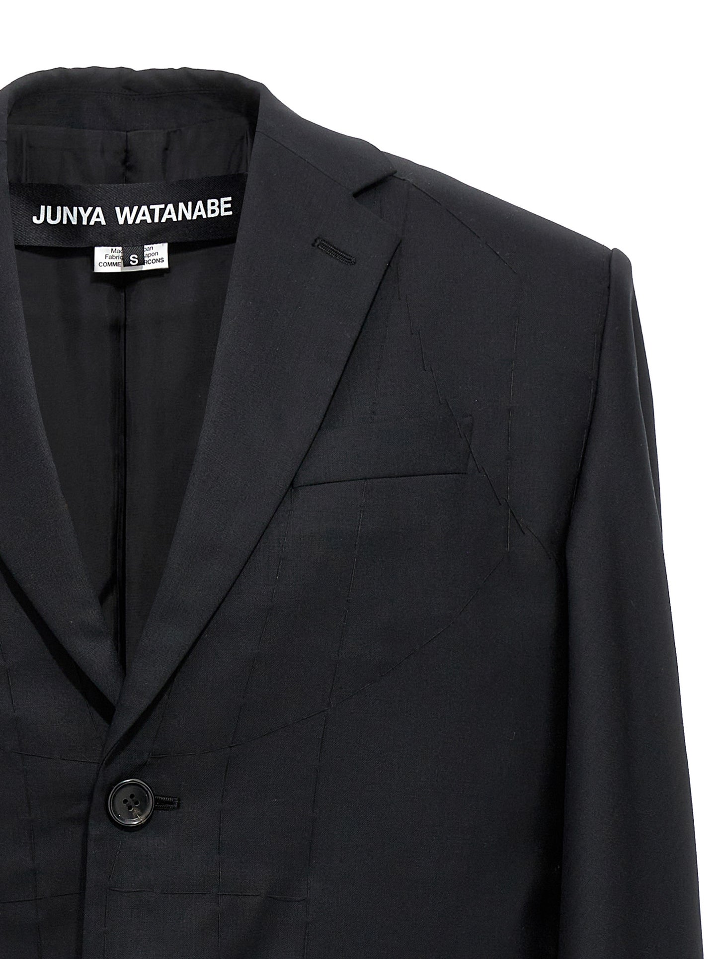 Junya Watanabe Black Wool Coat
