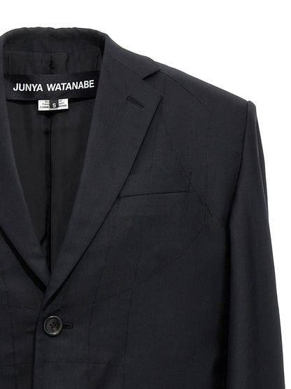 Junya Watanabe Black Wool Coat