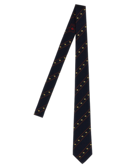 Gucci Blue Silk Tie