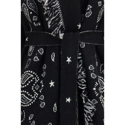 Alanui Black Wool Oves Aries Coat