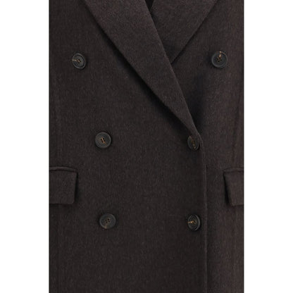 Brunello Cucinelli Brown Cashmere Coat