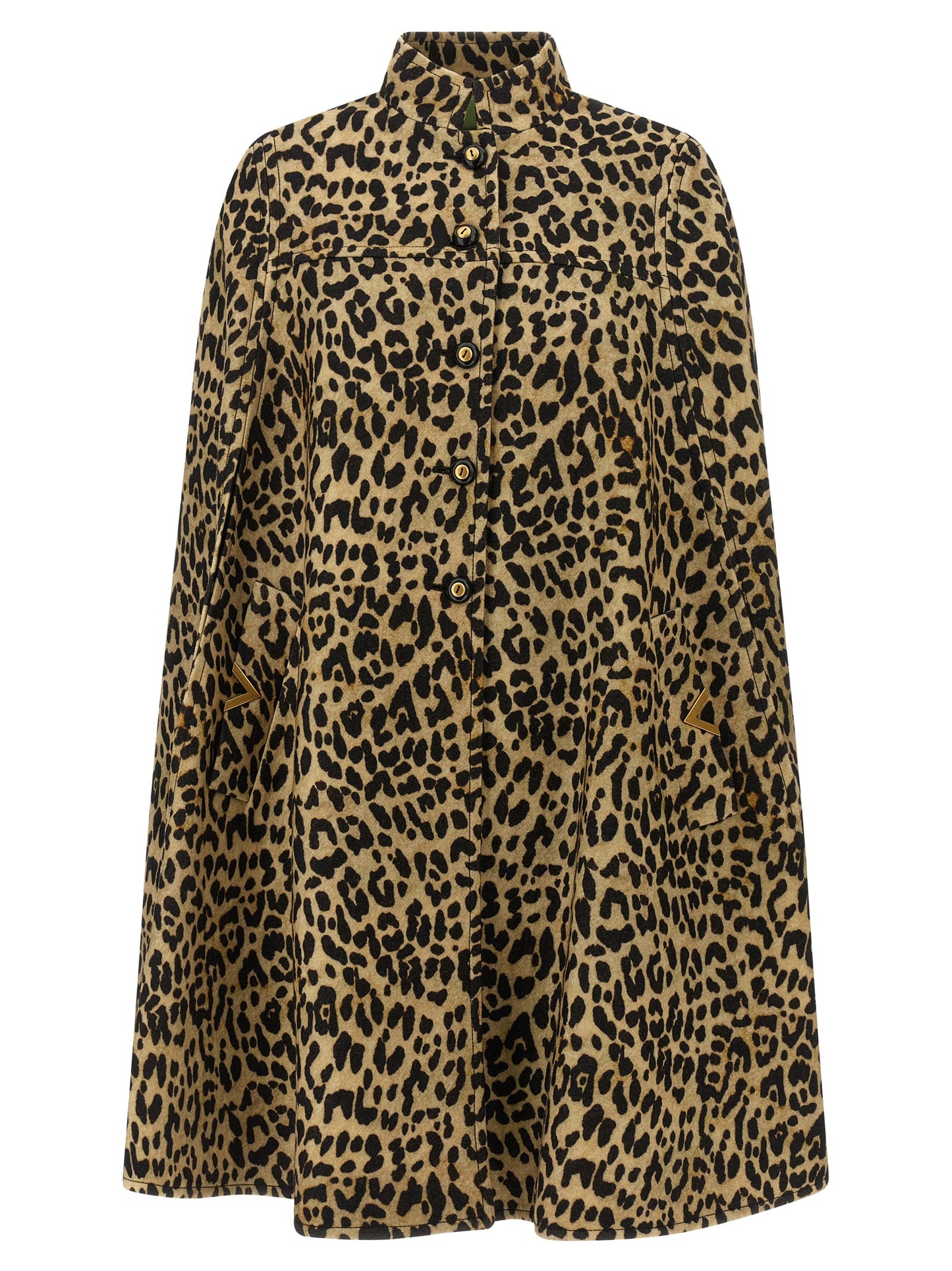 Valentino Garavani Brown Wool Coat