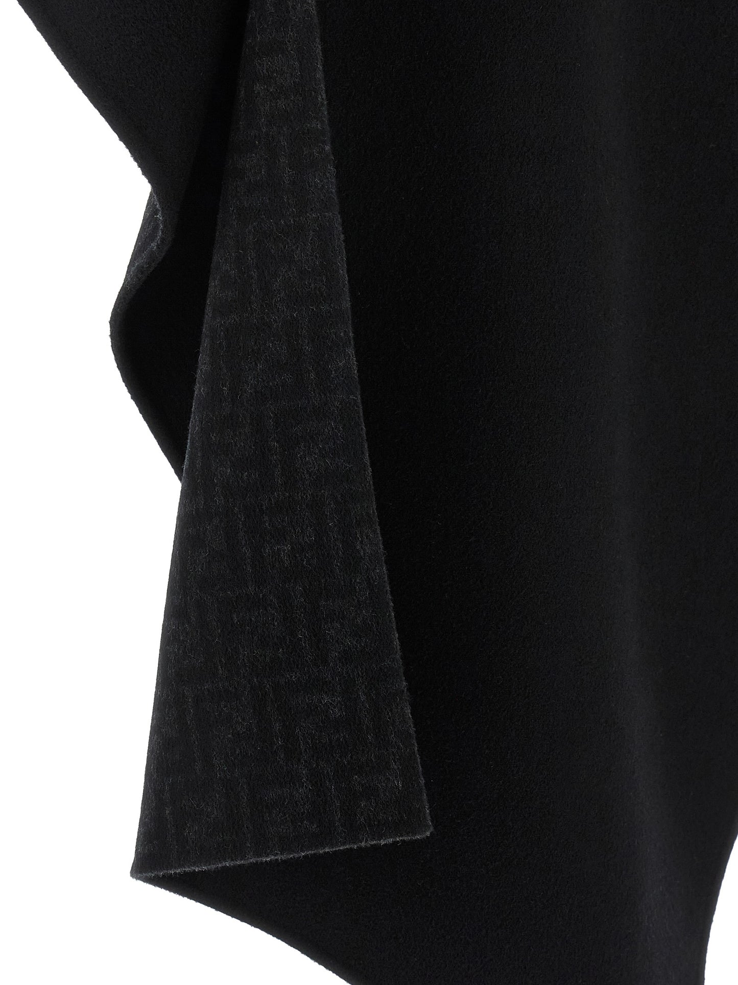 Fendi Black Virgin Wool Coat