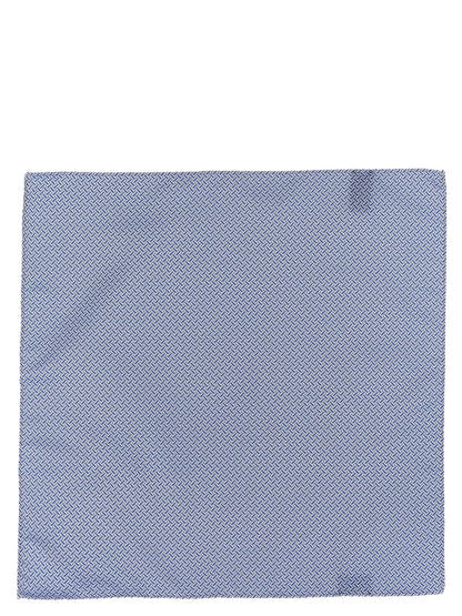 Pal Zileri Blue Polyester Pocket Square