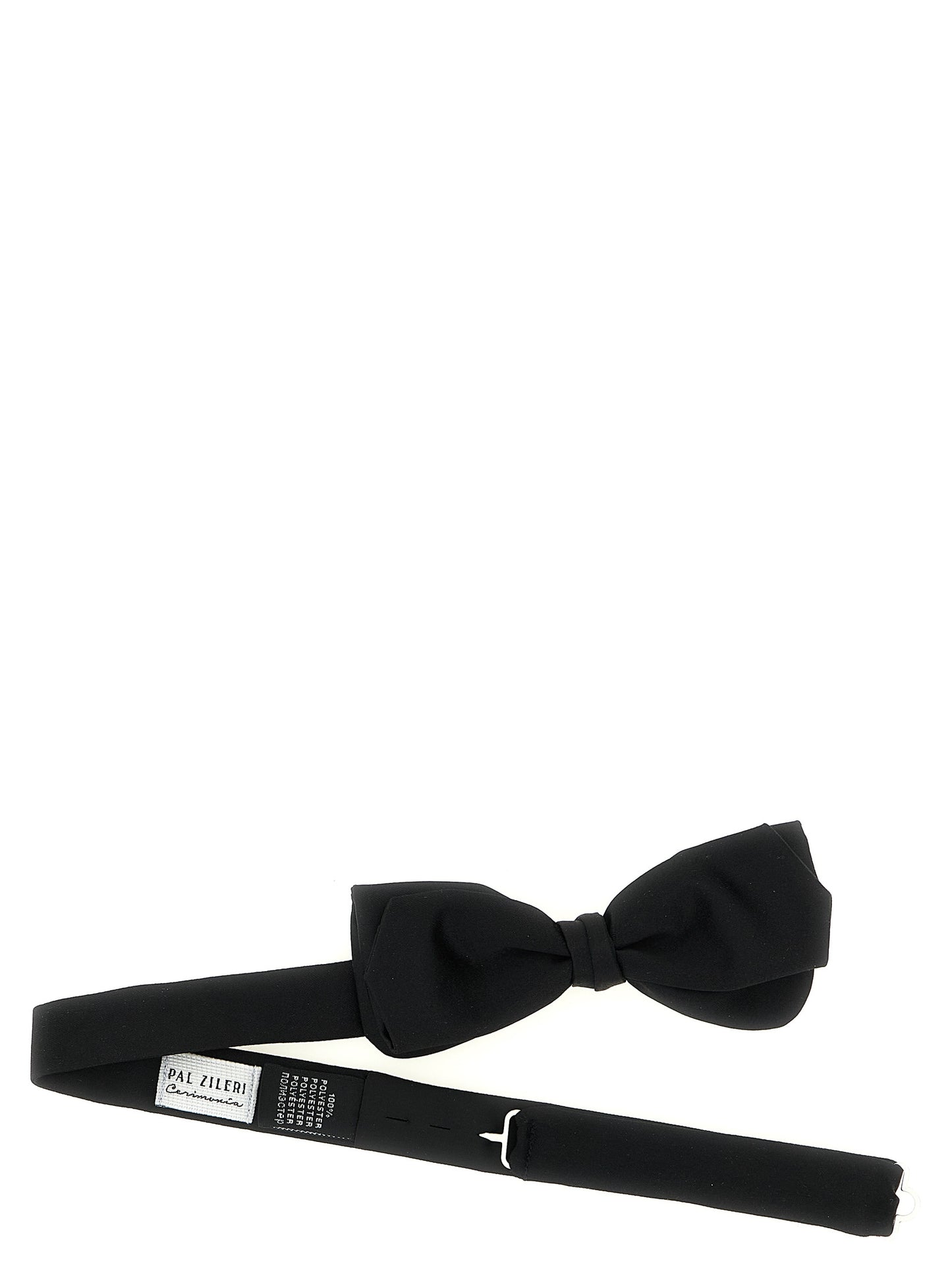Pal Zileri Black Polyester Bowtie