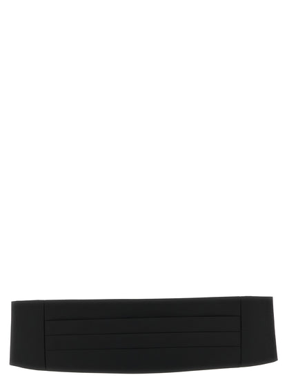Pal Zileri Black Polyester Cummerbund