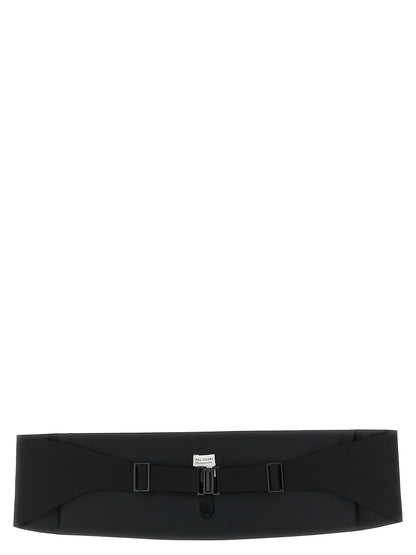 Pal Zileri Black Polyester Cummerbund