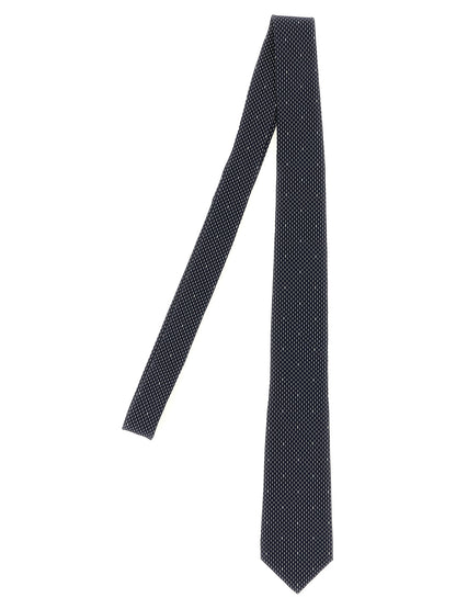 Saint Laurent Blue Silk Tie