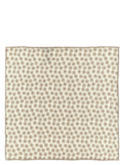 Brunello Cucinelli Beige Silk Foulard
