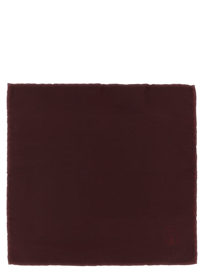 Brunello Cucinelli Bordeaux Silk Other Accessories