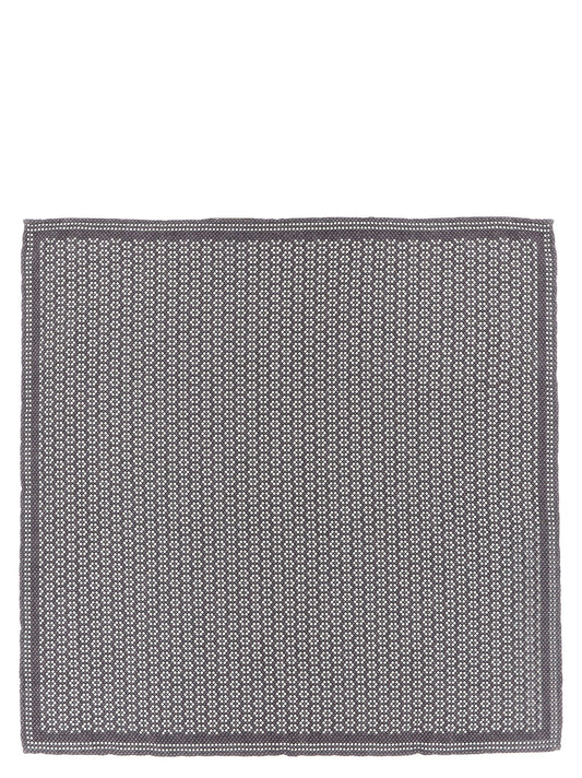 Brunello Cucinelli Multicolor Silk Pocket Square