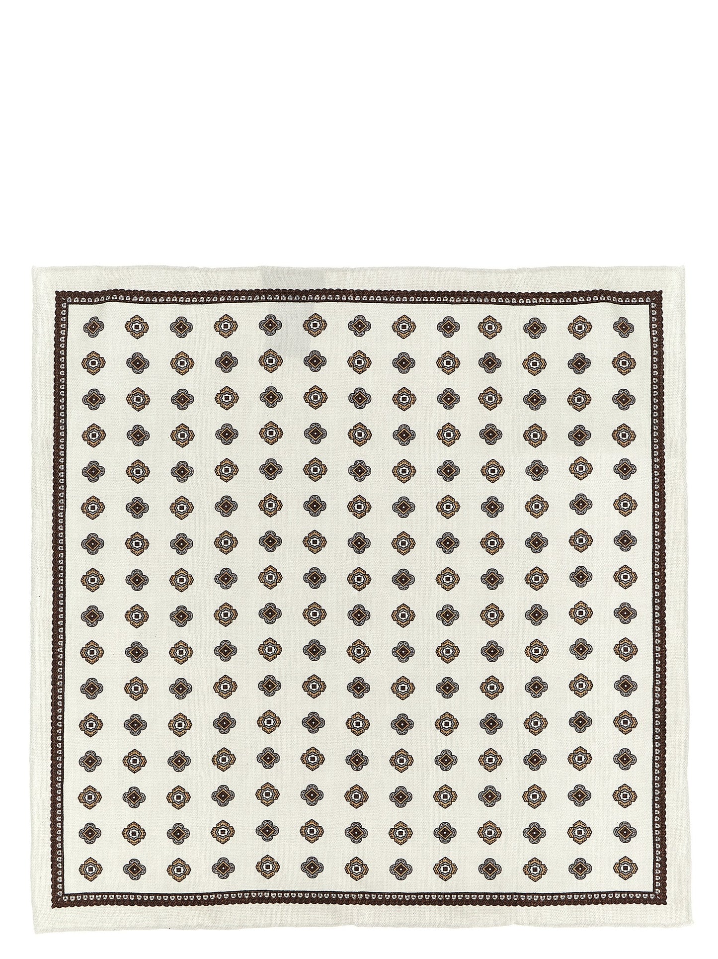 Brunello Cucinelli Multicolor Silk Pocket Square